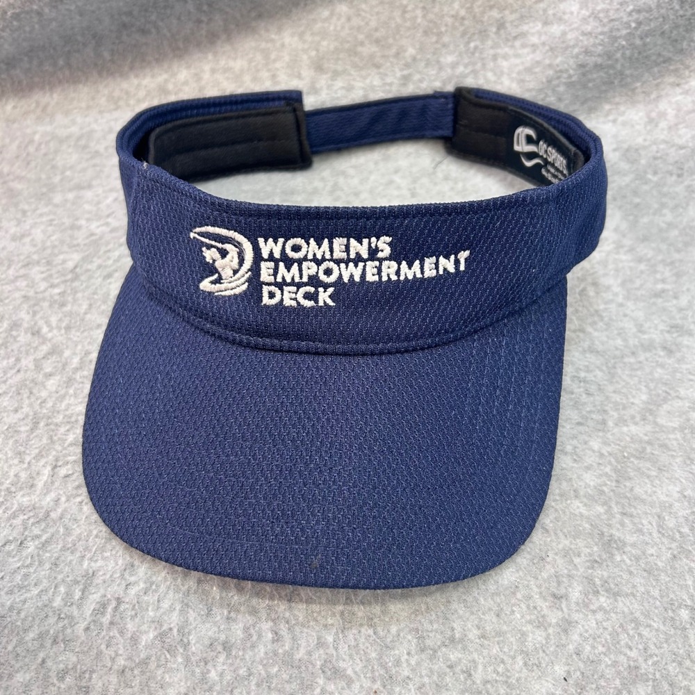 Women's Empowerment Deck Unisex Navy OC Sports Visor Adjustable OSFM